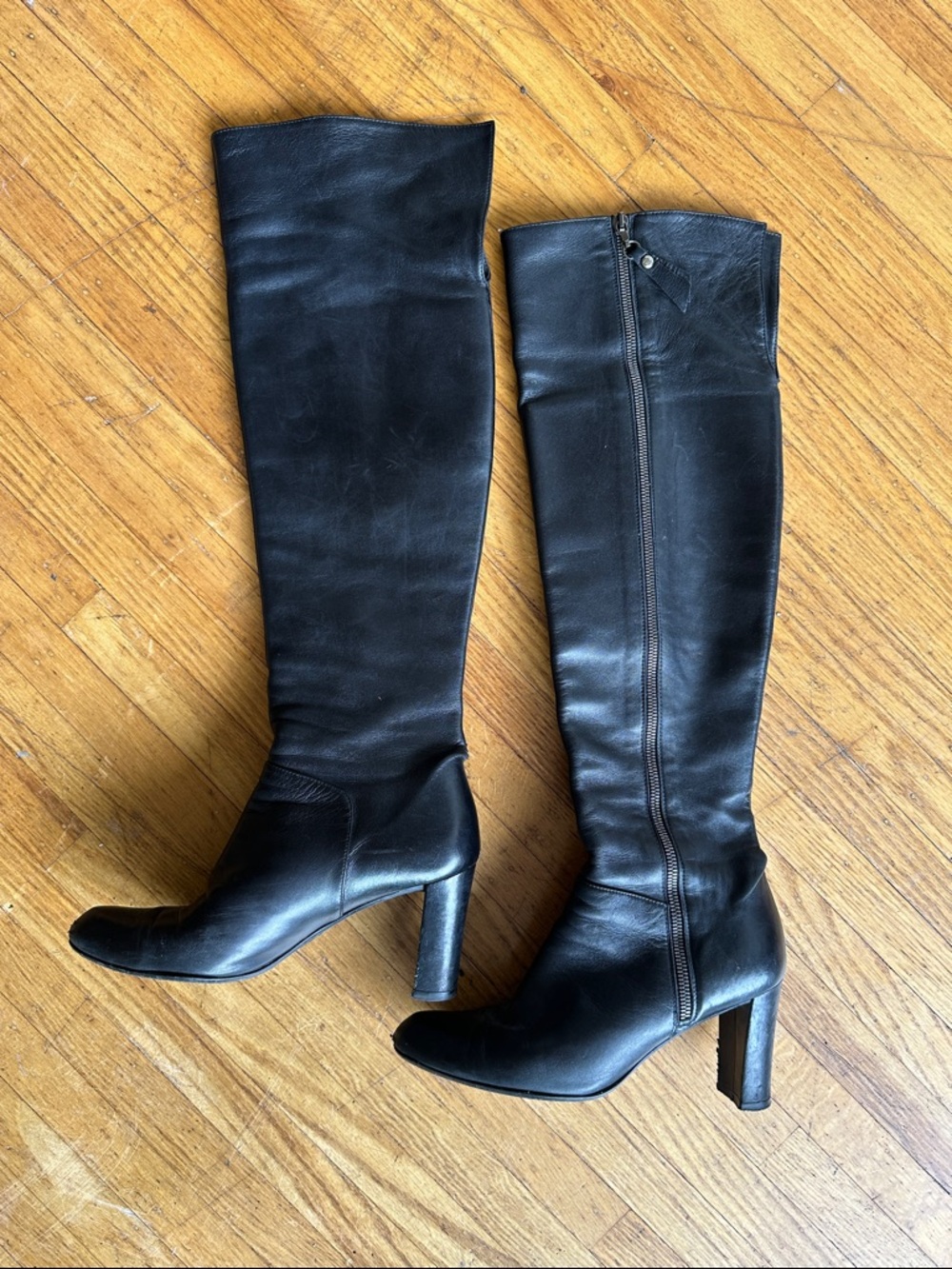 Stuart Weitzman black over the knee high boots